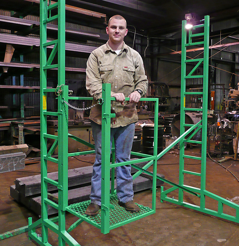 Rest Platform for elevating scaffolding